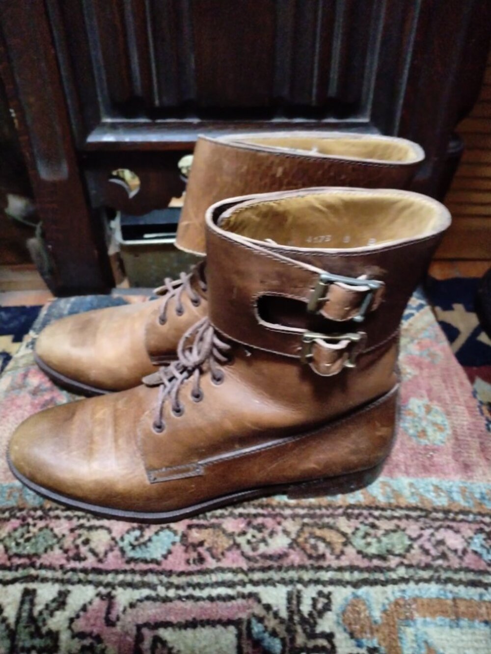 Vintage Ralph Lauren Women's Boots Size 8B Run Narrow